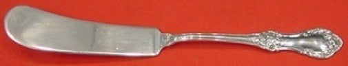 Wild Rose by International Sterling Silver Master Butter Flat Rounded 7 1/4"