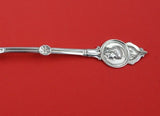 Medallion by Vanderslice Coin Silver Salad Serving Fork Bright-cut 9"