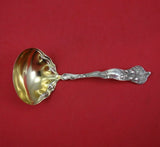 Fiorito by Shiebler Sterling Silver Sauce Ladle Gold Washed 5 3/4"