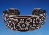 Repousse by Kirk Sterling Silver Bracelet 3" x 2" x 7/8" Jewelry (#8311)