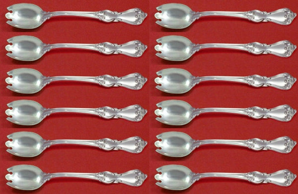 Marlborough by Reed and Barton Sterling Silver Ice Cream Fork Custom Set 12 pcs