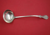 Strawberry by Durgin Coin Silver Soup Ladle 11 3/4"
