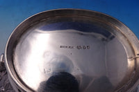 Robert Hendery Canadian Sterling Silver Tea Set 4pc Chased with Ebony  (#7188)
