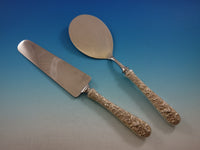 Repousse by Kirk Sterling Silver Flatware Set for 12 Service 134 Pieces Dinner