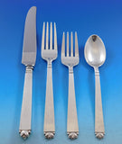 Oak Leaf by Old Newbury Crafters Sterling Silver Flatware Set 48 Pieces