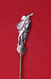 Nuremberg by Gorham Sterling Silver 5 O'clock Spoon man playing lute 5 1/2"