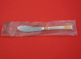 Golden Columbine by Lunt Sterling Silver Master Butter Hollow Handle New 6 7/8"