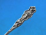 Irian by Wallace Sterling Silver Chocolate Spoon Gold Washed 4" Figural