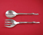 Blossom by Sanborns Mexican Sterling Silver Salad Serving Set 2pc 7.1ozt. 8 1/2"