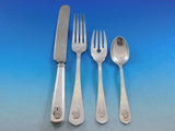 Lebolt Sterling Silver Flatware Set Hand Wrought Chicago 75 pcs Dinner