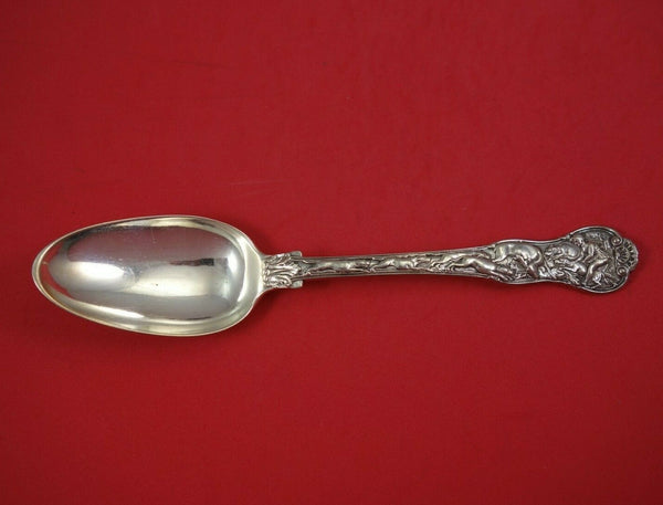 Stag Hunt by William Eaton English Sterling Silver Dinner Spoon w/ Engraved Bird
