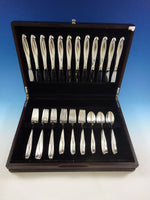 Silver Sculpture by Reed and Barton Sterling Flatware Service For 12 Set 48 Pcs