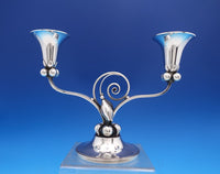 La Paglia by International Sterling Silver Candelabra 2-light #121 8" tall #8201