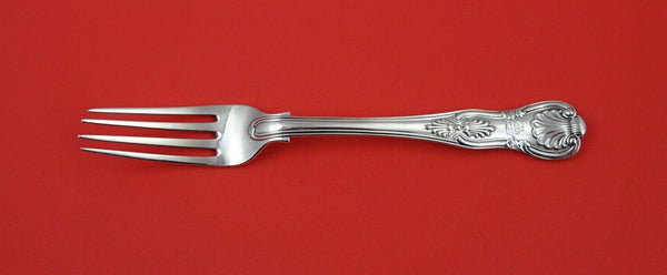 Kings by George Adams English Sterling Silver Dessert Fork London 1856  7"
