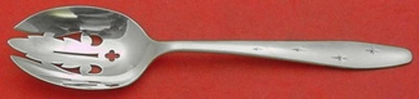 Dawn Star by Wallace Sterling Silver Serving Spoon Pierced Original 8 1/8"