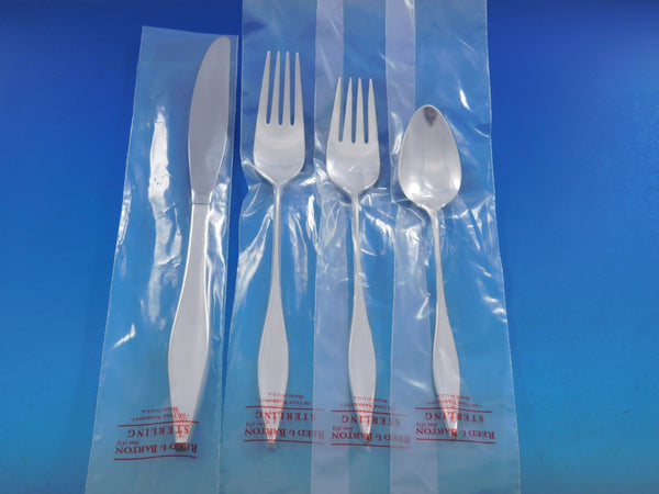 Lark by Reed & Barton Sterling Silver Flatware Set 8 Service 37 pcs Modern New