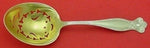 Empire by Towle Sterling Silver Pea Spoon Gold Washed 8 3/4" Pierced Serving