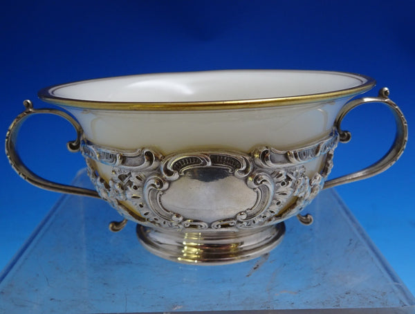 Chantilly by Gorham Sterling Silver Coffee Cup #A8179 with Lenox Liner (#8624)