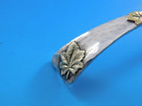 Lap Over Edge Applied by Tiffany & Co. Sterling Sauce Ladle Leaves & Bug 7 1/8"