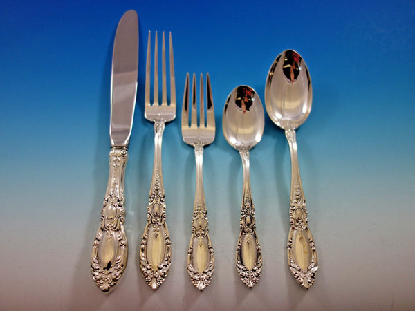 King Richard by Towle Sterling Silver Flatware Set for 8 Service 57 pcs Dinner