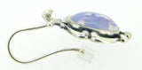 Georg Jensen Sterling 2019 Lilac Genuine Natural Quartz Earrings Jewelry #J4347