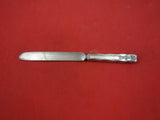Lap Over Edge Acid Etched by Tiffany Sterling Silver Dessert Knife w/ love birds