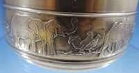 Noahs Ark by Gorham Sterling Silver Child'S Set 2pc Bowl and Underplate (#1238)