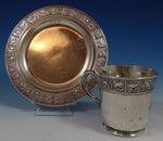 Nursery Rhyme by Gorham Sterling Silver Child's Set 2pc Cup and Plate (#0875)