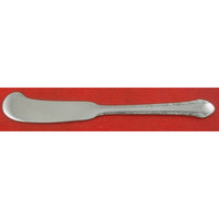 Chased Romantique by Alvin Sterling Silver Butter Spreader Flat Handle 5 5/8"
