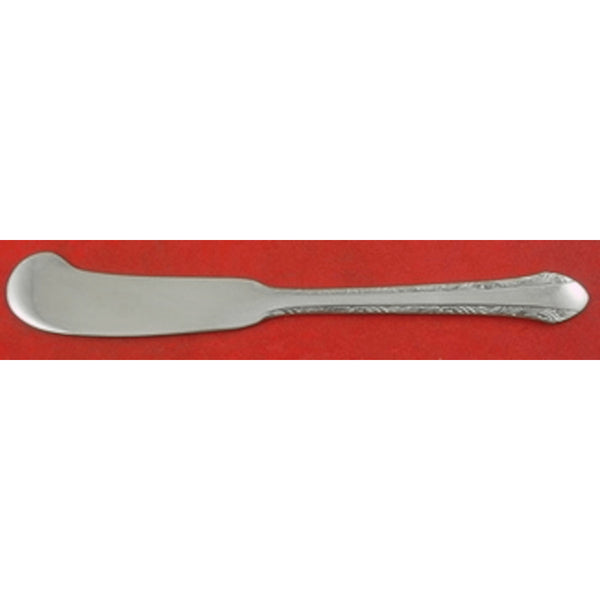 Chased Romantique by Alvin Sterling Silver Butter Spreader Flat Handle 5 5/8"