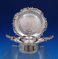 Sea Motif by Mauser Sterling Silver Terrapin Bowl with Cover Underplate (#7896)