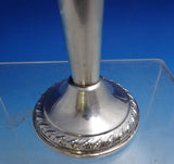 Rogers Sterling Silver Bud Vase Gadroon Border #1980 Weighted 7 1/2" x 4" #8637