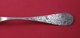 Hamilton and Diesinger Sterling Silver Berry Spoon Gold Washed Bright-Cut 7"
