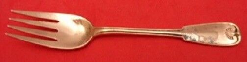 Palm by Tiffany Rare Copper Sample Fish Fork One of a Kind 6 3/4"