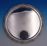 Chrysanthemum by Tiffany and Co Sterling Silver Beverage Tray Round w/Feet #9101