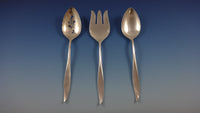 Vivant by Oneida Sterling Silver Flatware Set Service 51 Pieces Modernism Sleek