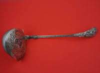 Dutch Sterling Silver Punch Ladle Pcd Strainer Date Mark 1893 Bird 3-D Face 12"