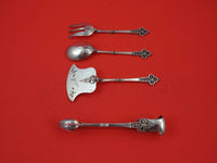 Renaissance by Christofle/Cardeilhac Sterling Dessert Set 4-pc fitted box GW 5"