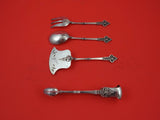 Renaissance by Christofle/Cardeilhac Sterling Dessert Set 4-pc fitted box GW 5"