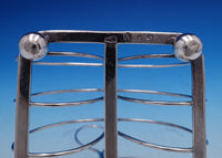 English Sterling Silver Toast Rack 5 1/2" x 6" x 4" (#7883)