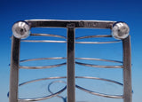English Sterling Silver Toast Rack 5 1/2" x 6" x 4" (#7883)