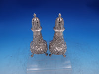 Repousse by Ritter & Sullivan Sterling Silver Salt & Pepper Shakers Pair (#7081)