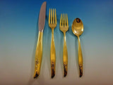 Sea Rose Vermeil By Gorham Sterling Silver Regular Size Place Setting(s) 4pc