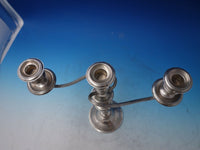 Old French by Gorham Sterling Silver Candelabra 3-light #770 c.1930  (#6016)