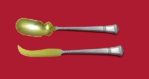 Windham by Tiffany & Co. Sterling Silver Caviar Serving Set 2pc Custom Gw