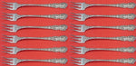 Imperial Chrysanthemum by Gorham Sterling Silver Cocktail Fork Set 12 pcs 5 1/2"