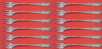 Imperial Chrysanthemum by Gorham Sterling Silver Cocktail Fork Set 12 pcs 5 1/2"