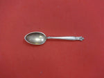 Silver Poppy by Lunt Sterling Silver Demitasse Spoon Gold Washed 4 1/2"