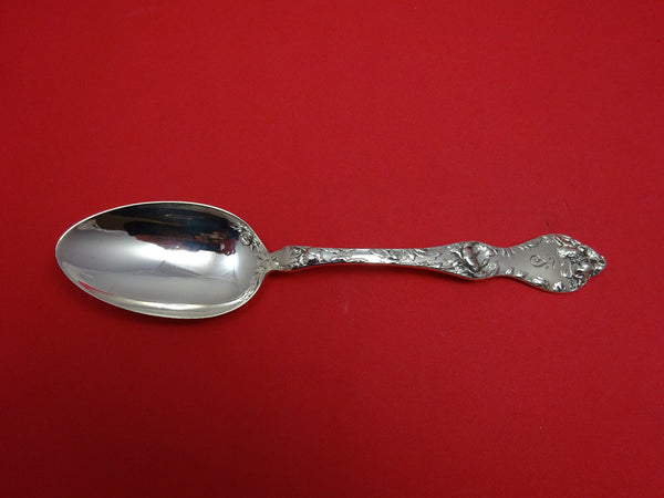 Les Cinq Fleurs by Reed & Barton Sterling Serving Spoon w/Etched Bowl 8 3/8"