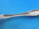 Irian by Wallace Sterling Silver Ice Spoon Pierced with Stars Fleur De Lis 9"